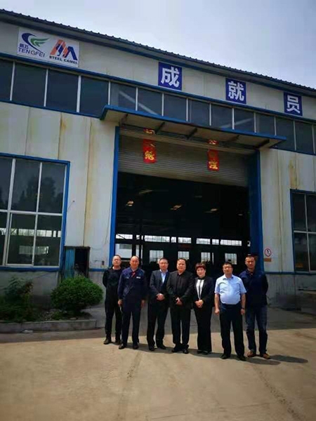 公司迎接中聯(lián)重科領導檢查指導工作